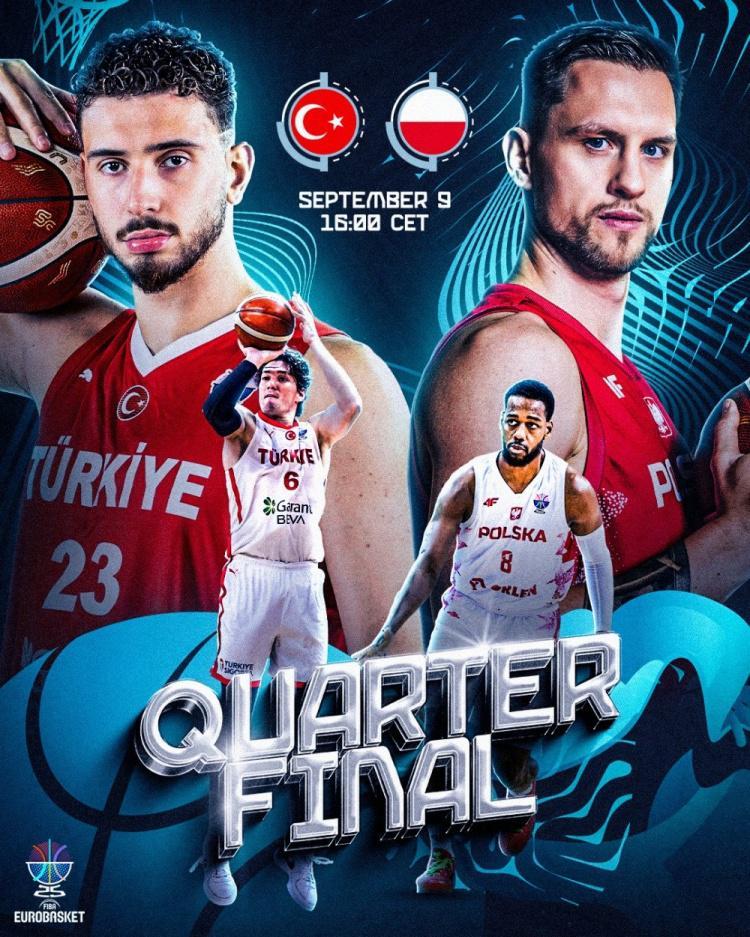 开云体育-男篮欧锦赛-申京19+12+10 土耳其7人上双击败波兰杀入四强