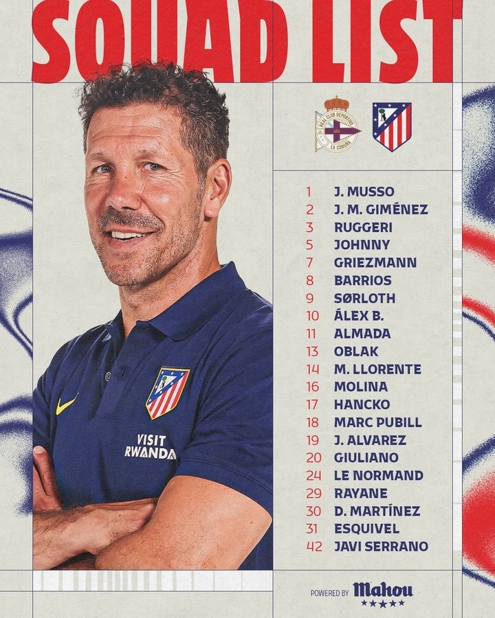 开云体育-马竞国王杯大名单：即将转会的拉斯帕多里、加拉格尔缺席